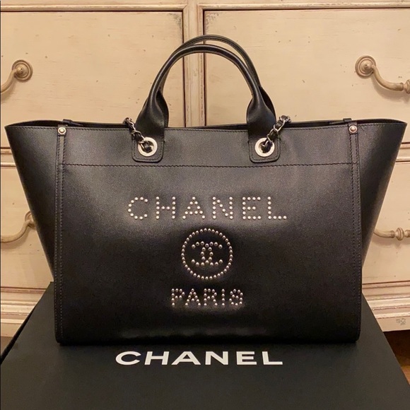 CHANEL Handbags - CHANEL Deauville Studded Bag